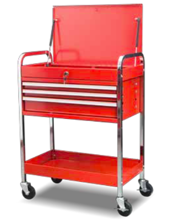 Utc213 3 Drawer Utility Cart With Lid Tool Cabinet Winner