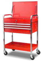 UTC214 4-drawer utility cart with lid