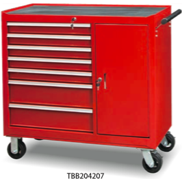 TBB204207           7-Drawer & 1-Door Roller Tool Cabinet