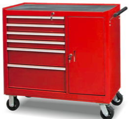 TBB204206              6-Drawer & 1-Door Roller Tool Cabinet