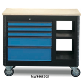 MWB603905   5-Drawer Mobile Workbench