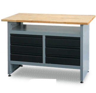 CGS-WB12060         6-Drawer Workbench