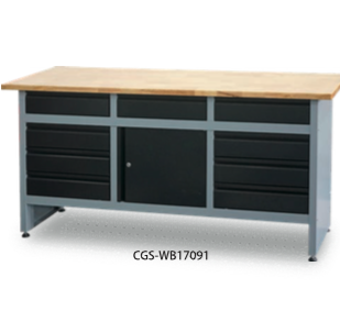 CGS-WB17091        9-Drawer & 1-Door Workbench